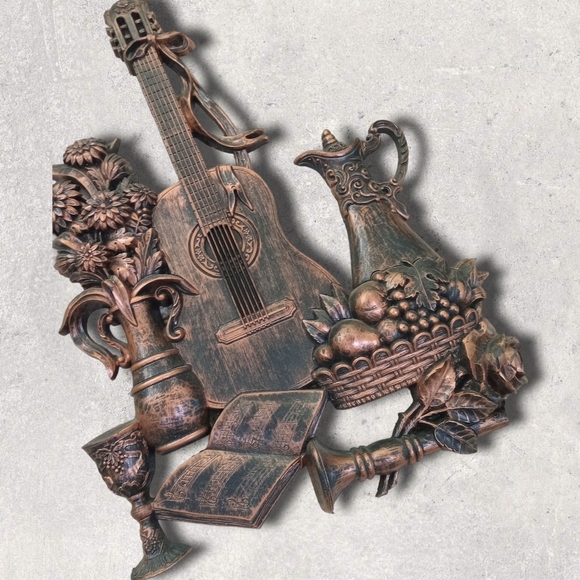 Coppercraft vintage music and food wall hanging 18" x 21" - Picture 4 of 8